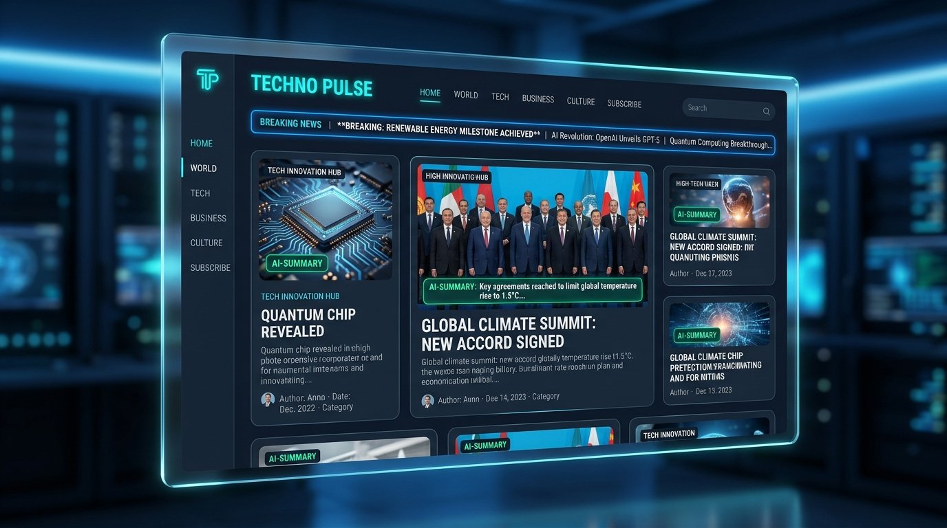 Portal de Noticias con Inteligencia Artificial sobre WordPress